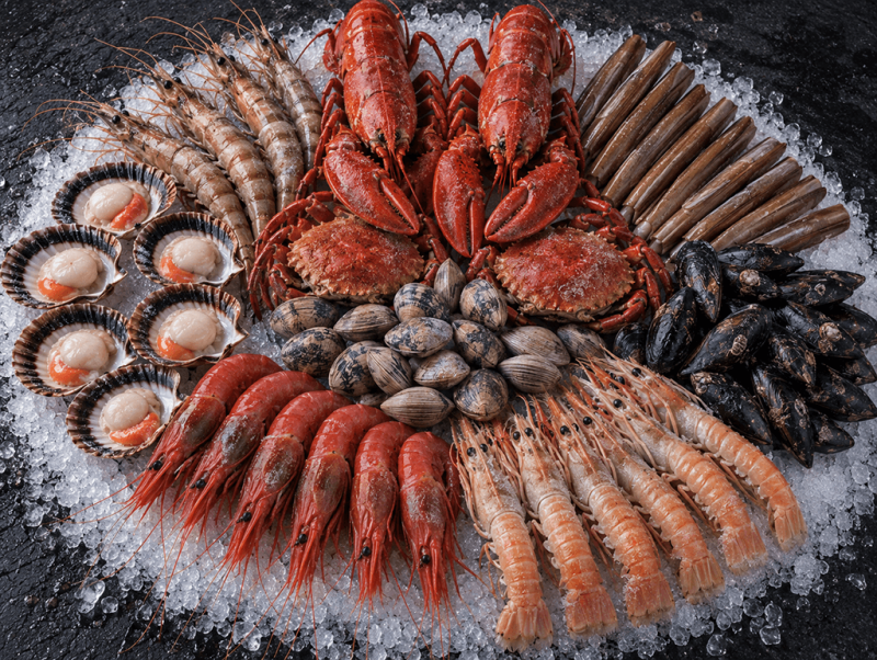 Mariscada de marisco fresco y cocido para comprar online a domicilio