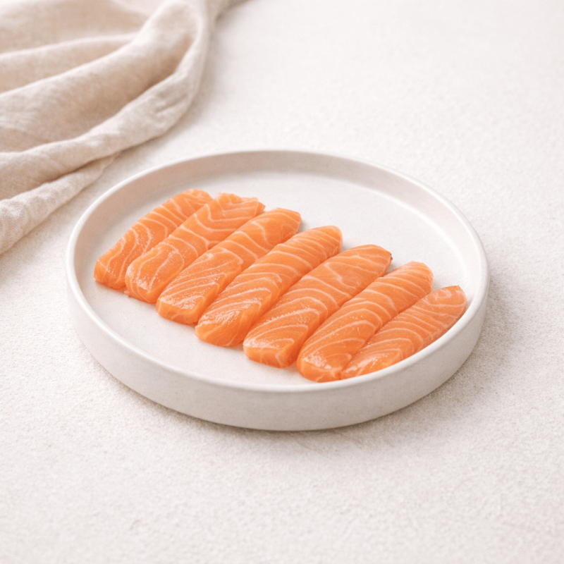 Filetes de salmón para niños